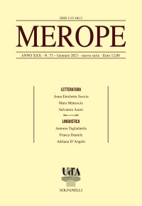 Immagine copertina libro Merope. Vol. 73: Letteratura-linguistica