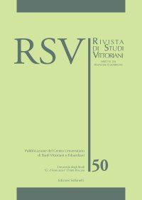 Immagine copertina libro RSV. Rivista di studi vittoriani. Vol. 50