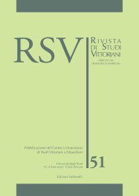 Immagine copertina libro RSV. Rivista di studi vittoriani. Vol. 51