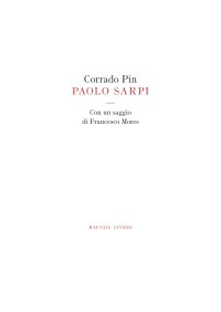 Immagine copertina libro Paolo Sarpi