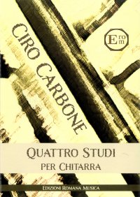 Immagine copertina libro Quattro studi per chitarra