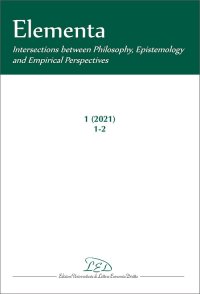 Immagine copertina libro Elementa. Intersections between philosophy, epistemology and empirical perspective (2021). Vol. 1-2