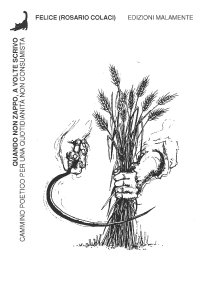 Immagine copertina libro Quando non zappo, a volte scrivo. Cammino poetico per una quotidianità non consumista