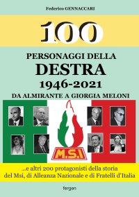 Immagine copertina libro 100 personaggi della destra 1946-2021