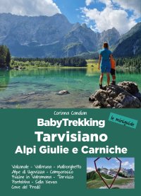 Immagine copertina libro BabyTrekking Tarvisiano. Alpi Giulie e Carniche. Trekking per famiglie. Valcanale, Valbruna, Malborghetto Alpe di Ugovizza, Camporosso Fusine in Valromana, Tarvisio Pontebba, Sella Nevea Cave del Predil