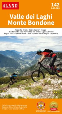 Immagine copertina libro Valle dei Laghi, Alto Garda. Monte Bondone, Paganella 1:25.000