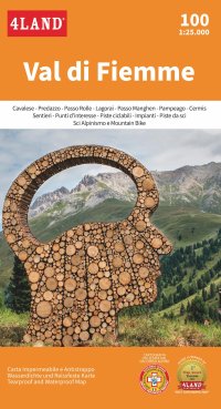Immagine copertina libro Val di Fiemme 1:25.000