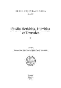 Immagine copertina libro Studia Hethitica, Hurritica et Urartaica. Vol. 1