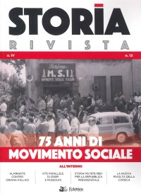 Immagine copertina libro Storia Rivista (2021). Vol. 12: 75 anni di movimento sociale