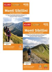 Immagine copertina libro Monti Sibillini 1:25.000