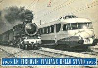 Immagine copertina libro Le Ferrovie Italiane dello Stato 1905-1955. Ediz. italiana, inglese e francese