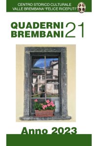 Immagine copertina libro Quaderni brembani (2023). Vol. 21