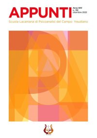 Immagine copertina libro Appunti. Scuola lacaniana di psicoanalisi del campo freudiano (2022). Vol. 152: Dicembre