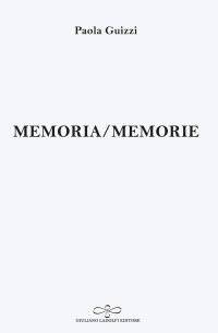 Immagine copertina libro Memoria/Memorie