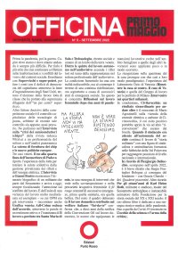 Immagine copertina libro Officina primo maggio. Inchieste, saggi, documenti N.5 Settembre 2022