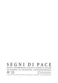 Immagine copertina libro Segni e parole. Vol. 23: Grafica contemporanea italiana e Ucraina in Dialogo. Quaderni di incisione contemporanea
