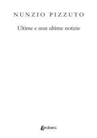 Immagine copertina libro Ultime e non ultime notizie
