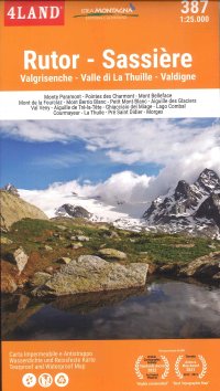 Immagine copertina libro Rutor-Sassiere. 387 Valgrisenche - Valle di La Thuille-Valdigne