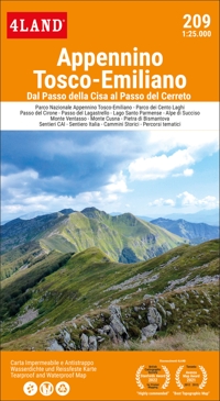 Immagine copertina libro Appennino Tosco-Emiliano. Dal Passo della Cisa al Passo del Cerreto 1:25.000