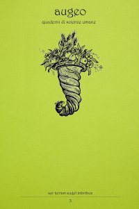 Immagine copertina libro Augeo. Quaderni di scienze umane (2023). Vol. 3