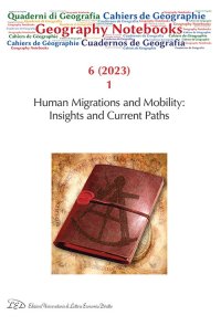 Immagine copertina libro Geography Notebook. Ediz. italiana e inglese (2023). Vol. 6: Human migrations and mobility: insights and current paths
