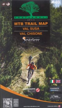 Immagine copertina libro Val Susa. Val Chisone. MTB trail map. Ediz. italiana e inglese