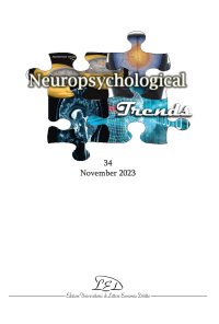 Immagine copertina libro Neuropsychogical trends (2023). Vol. 34