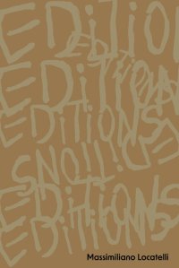 Immagine copertina libro Massimiliano Locatelli. Editions