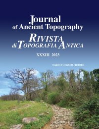 Immagine copertina libro Journal of ancient topography-Rivista di topografia antica (2023). Vol. 33