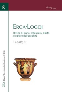Immagine copertina libro Erga-Logoi. Rivista di storia, letteratura, diritto e culture dell'antichità (2023). Vol. 11/2