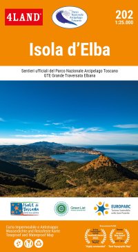 Immagine copertina libro Isola d'Elba. Sentieri ufficiali del Parco Nazionale Arcipelago Toscano. GTE Grande Traversata Elbana