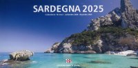 Immagine copertina libro Sardegna 2025. Calendario da tavolo 16 mesi - settembre 2024 - dicembre 2025