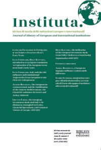 Immagine copertina libro Instituta. Rivista di Storia delle istituzioni europee e internazionali (2023). Ediz. multilingue. Vol. 2