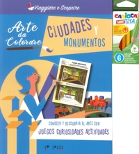 Immagine copertina libro Ciudades y monumentos. Arte da colorare