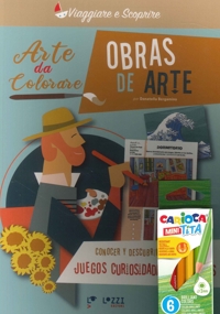 Immagine copertina libro Obras de arte. Arte da colorare