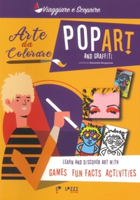 Immagine copertina libro Pop art and graffiti. Arte da colorare
