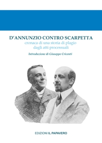 Immagine copertina libro D'Annunzio contro Scarpetta. Cronaca di una storia di plagio dagli atti processuali