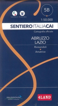 Immagine copertina libro Sentiero Italia CAI 5B Abruzzo - Lazio. Cartografia ufficiale