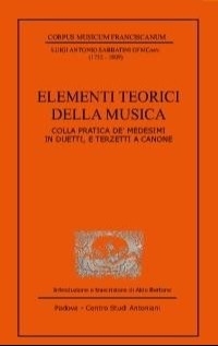 Immagine copertina libro Elementi teorici della musica, colla pratica de' medesimi in duetti, e terzetti a canone