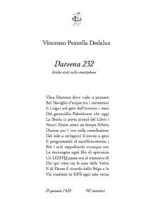 Immagine copertina libro Darsena 232. Liriche civili sullo smartphone