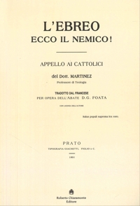 Immagine copertina libro L'ebreo. Ecco il nemico!