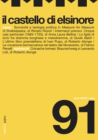Immagine copertina libro Il castello di Elsinore. 91 (2025). Vol. 91