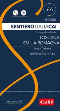 Immagine copertina libro Sentiero Italia CAI 6A Toscana - Emilia-Romagna Da Bocca Trabaria a San Pellegrino in Alpe