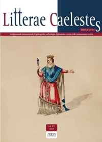 Immagine copertina libro Litterae caelestes. Rivista annuale internazionale di paleografia, codicologia, diplomatica e storia delle testimonianze scritte (2024). Vol. 15