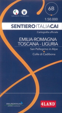 Immagine copertina libro Sentiero Italia CAI 6B Toscana - Emilia-Romagna 6B San Pellegrino in Alpe - Colle di Cadibona