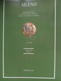 Immagine copertina libro Sileno. Rivista di studi classici e cristiani. Anno L, 1/2, 2024