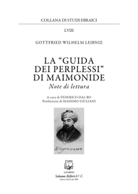 Immagine copertina libro La «Guida dei perplessi» di Maimonide. Note di lettura