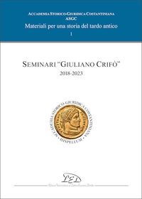 Immagine copertina libro Seminari «Giuliano Crifò» 2018-2023