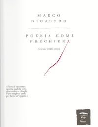Immagine copertina libro Poesia come preghiera. Poesie 2016-2024