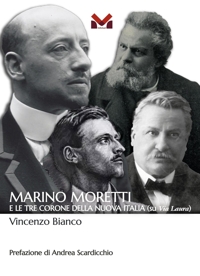Immagine copertina libro Marino Moretti e le tre corone della Nuova Italia (su Via Laura)